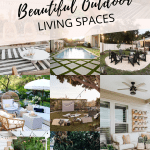 Beautiful outdoor spaces to help inspire you to elevate your outdoor living. #outdoorspaces #outdooroasis #outdoorliving