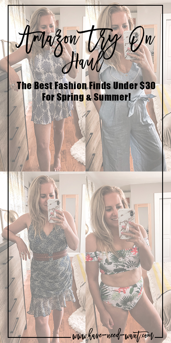 Amazing Amazon Fashion Finds All Under $30! Head over to the blog to check out all my finds!! #amazonfashion #tryonhaul #tryonsession #amazontryonhaul #amazonfinds #fashionunder30 #affordablefashion #affordablespringfashion