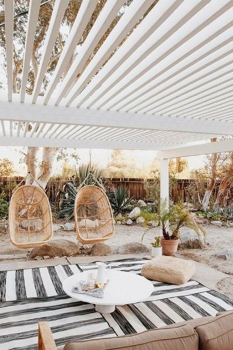 Beautiful outdoor spaces to help inspire you to elevate your outdoor living. #outdoorspaces #outdooroasis #outdoorliving