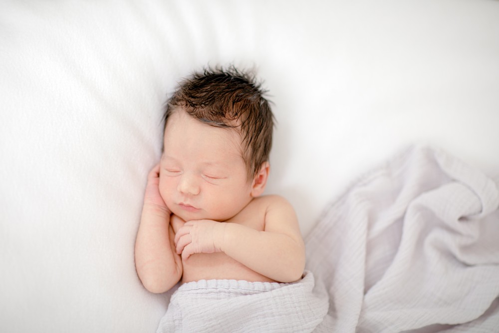 Sharing Cooper Ford's birth story along with lots of newborn photoshoot ideas