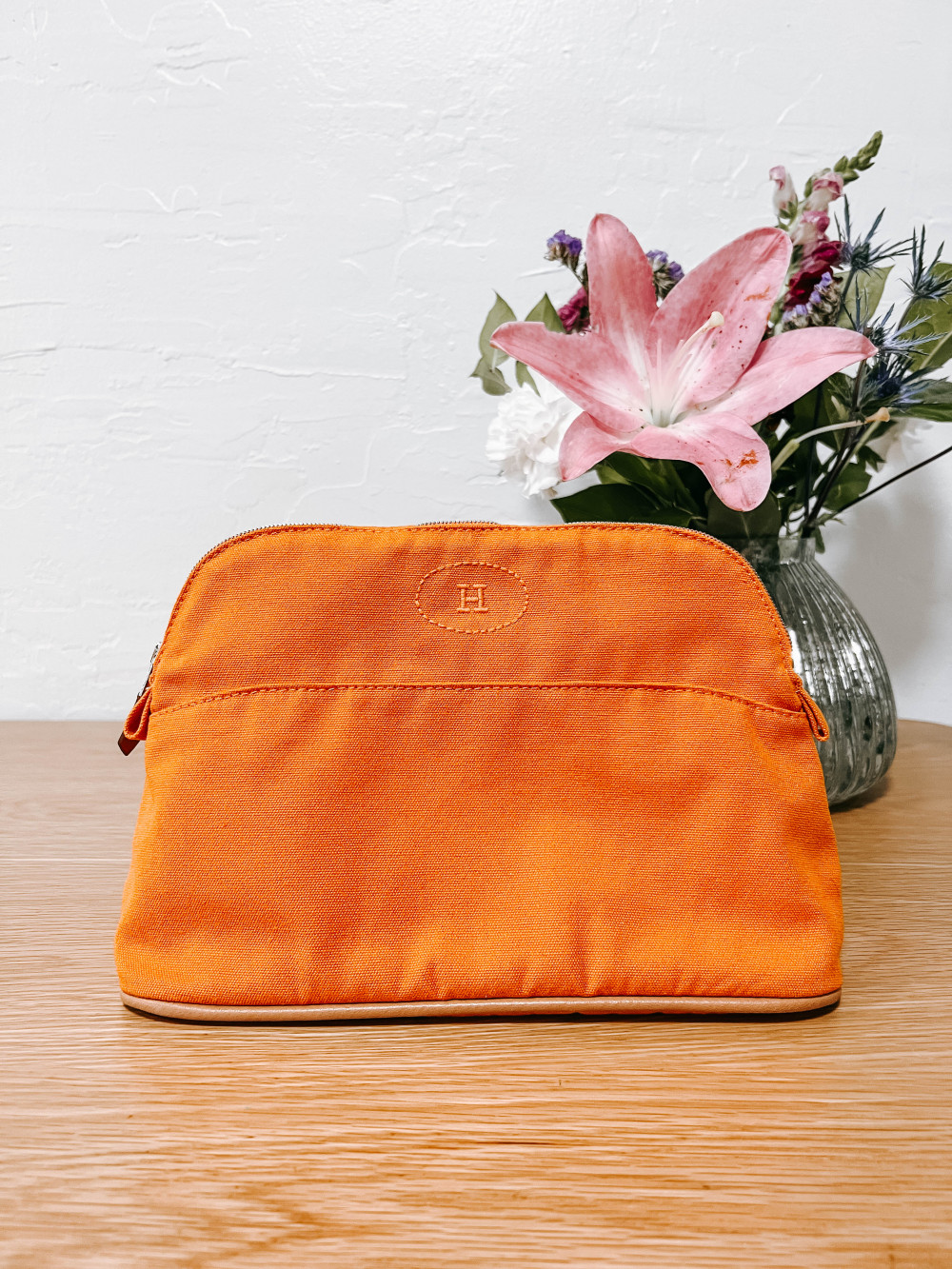 Hermes Bolide Bora Bora Cosmetics Case