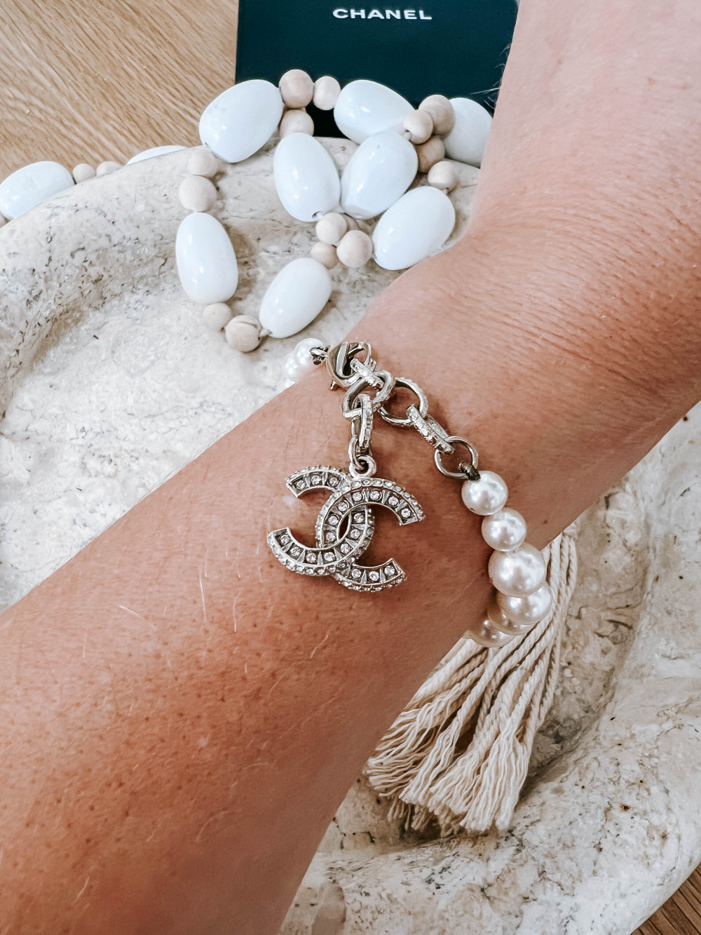 Chanel Graduated Pearl Bracelet