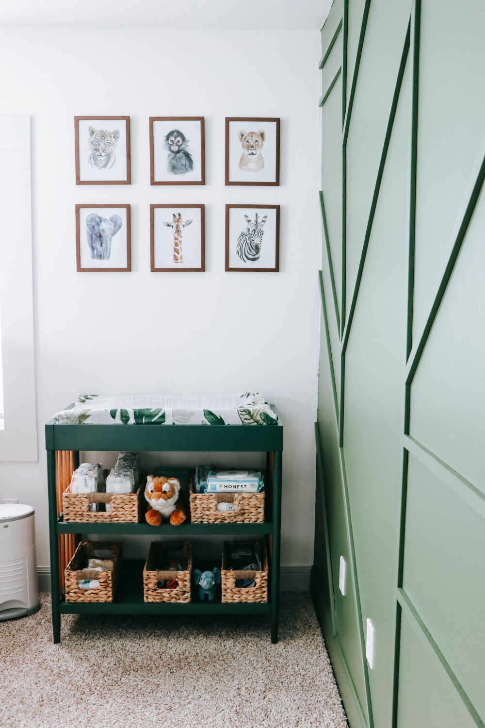Mason on and Cooper's shared brother bedroom safari decor