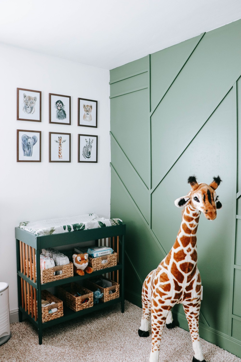 Mason on and Cooper's shared brother bedroom safari decor