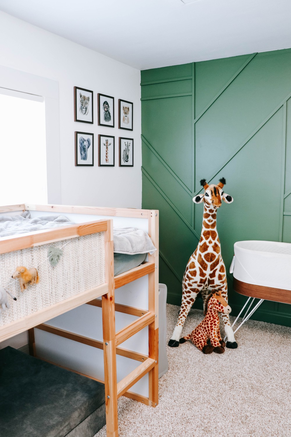 Mason and Cooper's shared brother bedroom safari decor