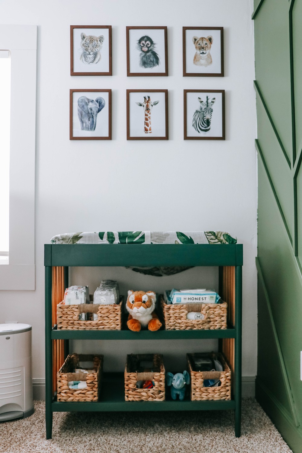 Mason on and Cooper's shared brother bedroom safari decor