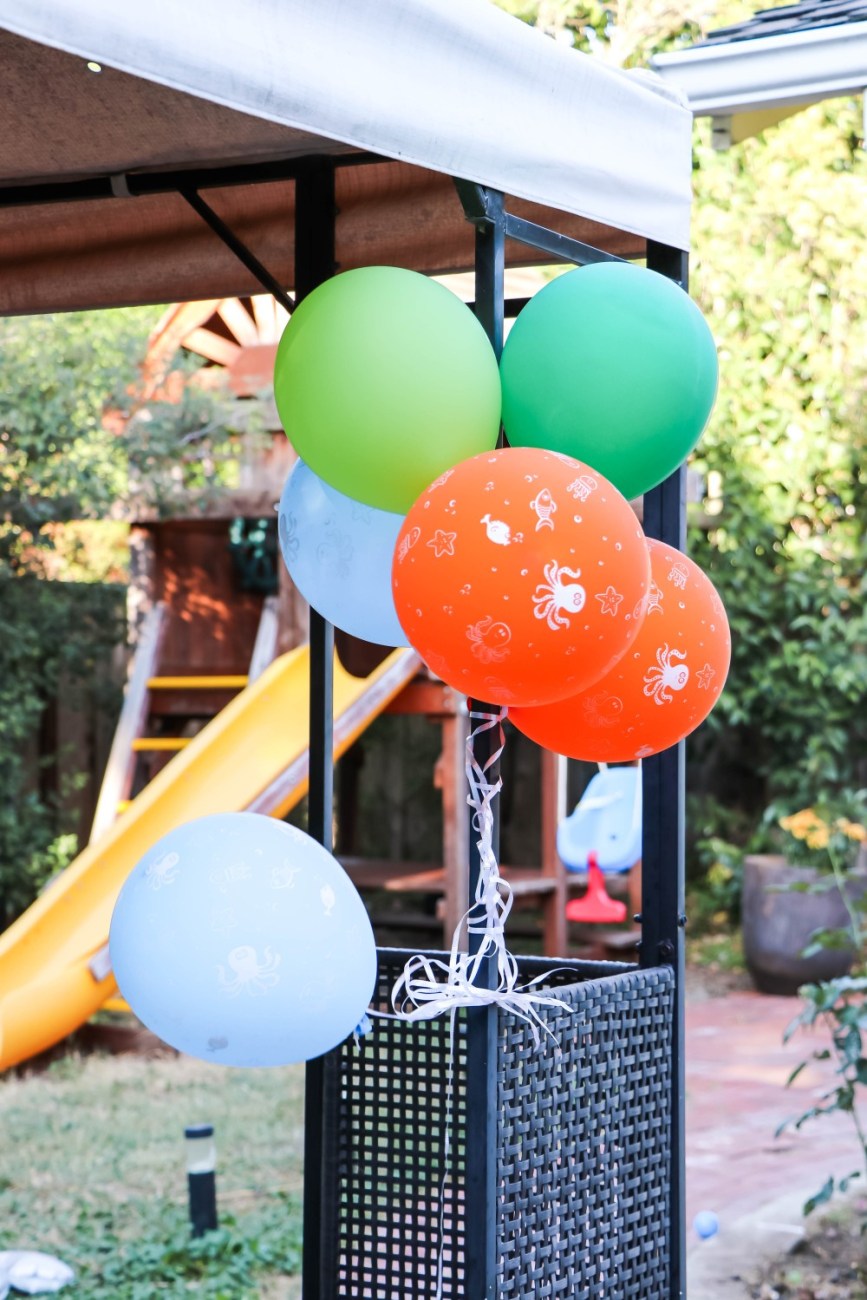 Last weekend we threw Mason an Octonauts themed third birthday party. I'm sharing all the details with you on the blog so click on over to check out the post! #ocotnauts #toddlerbirthdayparty #themedbirthdayparty #ocotnautsparty #partydecor #partysupplies #kidsbirthdayideas #toddlerbirthdayideas