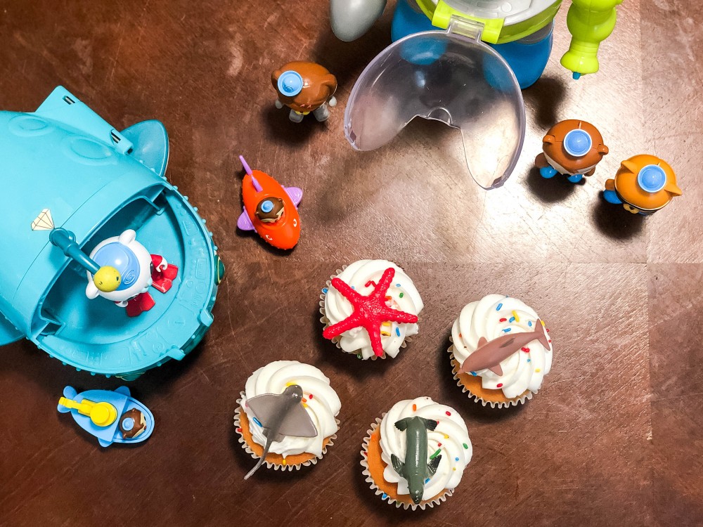 Last weekend we threw Mason an Octonauts themed third birthday party. I'm sharing all the details with you on the blog so click on over to check out the post! #ocotnauts #toddlerbirthdayparty #themedbirthdayparty #ocotnautsparty #partydecor #partysupplies #kidsbirthdayideas #toddlerbirthdayideas