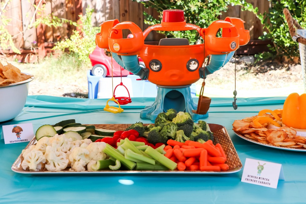 Last weekend we threw Mason an Octonauts themed third birthday party. I'm sharing all the details with you on the blog so click on over to check out the post! #ocotnauts #toddlerbirthdayparty #themedbirthdayparty #ocotnautsparty #partydecor #partysupplies #kidsbirthdayideas #toddlerbirthdayideas