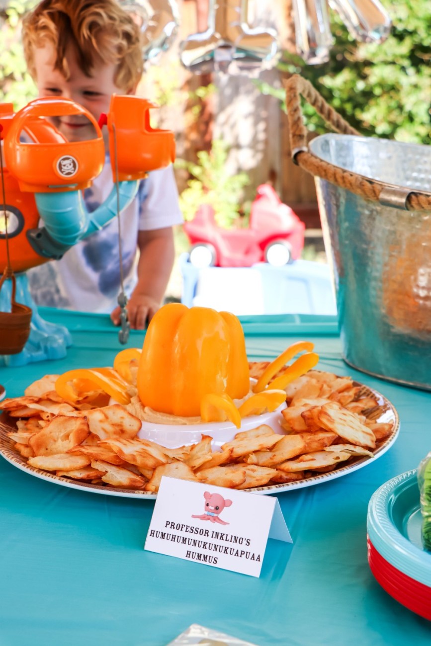 Last weekend we threw Mason an Octonauts themed third birthday party. I'm sharing all the details with you on the blog so click on over to check out the post! #ocotnauts #toddlerbirthdayparty #themedbirthdayparty #ocotnautsparty #partydecor #partysupplies #kidsbirthdayideas #toddlerbirthdayideas