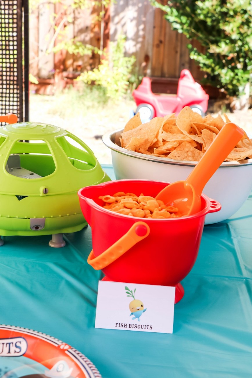 Last weekend we threw Mason an Octonauts themed third birthday party. I'm sharing all the details with you on the blog so click on over to check out the post! #ocotnauts #toddlerbirthdayparty #themedbirthdayparty #ocotnautsparty #partydecor #partysupplies #kidsbirthdayideas #toddlerbirthdayideas