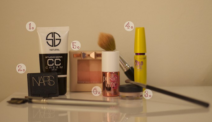 6 steps for 5 minute makeup