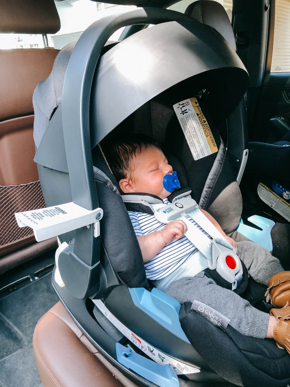 Cybex Aton 2 SensorSafe Car Seat Review. Sharing the safety features of Cooper's infant car seat and reasons why I decided to go with this on. Click on over to the blog post to give it a read.