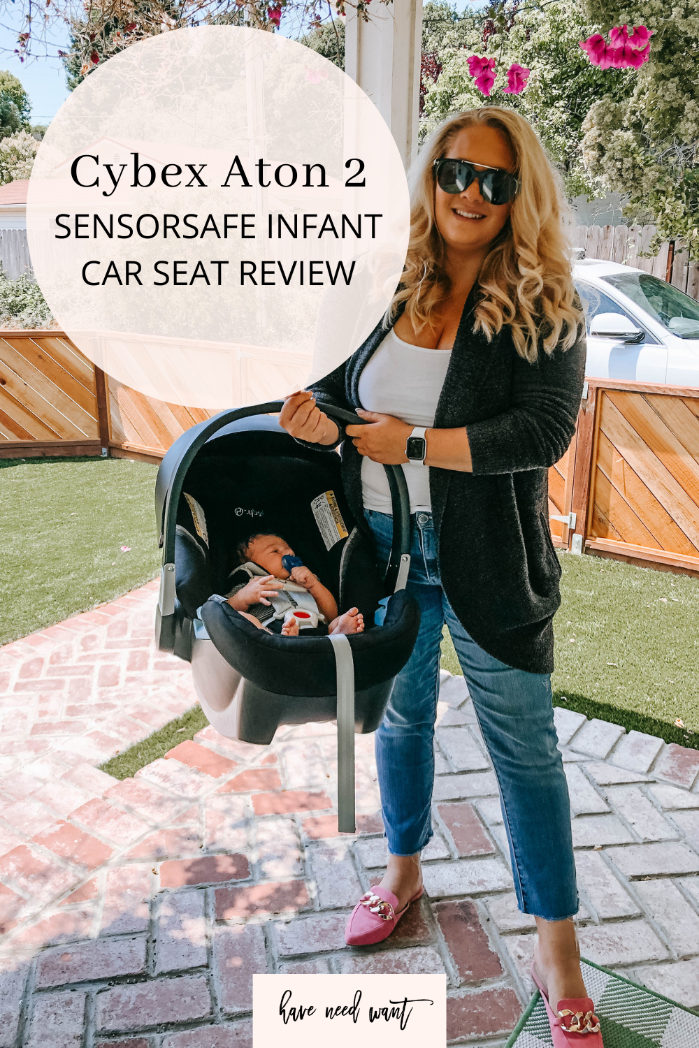 Cybex Aton 2 SensorSafe infant car seat review.