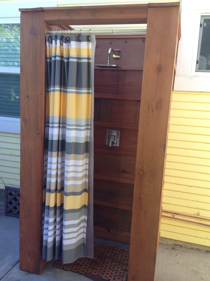 DIY Outdoor Shower What to consider when building an outdoor shower 7
