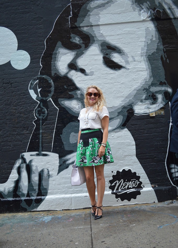 NYFW Street Style, Fashion Blogger, DVF, Kendra Scott, Nine West, French Connection, New York Fashion Week Day One Street Style